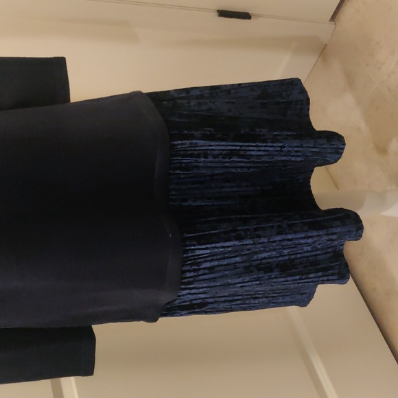 New! Vintage Retro Inspired The lines in between shirt/dress sz XS navy Cyber - Picture 3 of 9